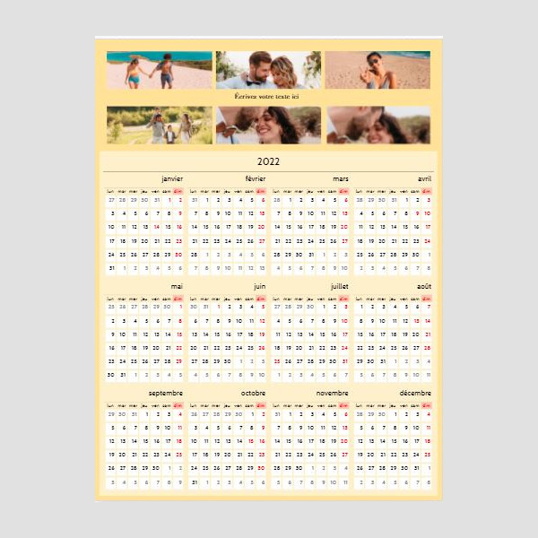 Poster calendar