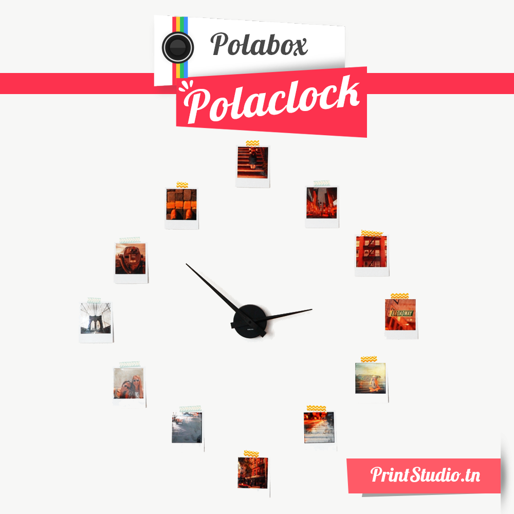 Polaroid clock de Printstduio